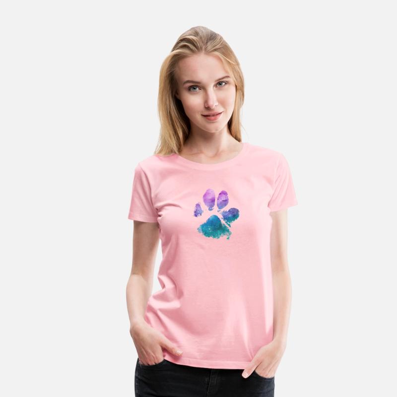 Watercolor Paw Print