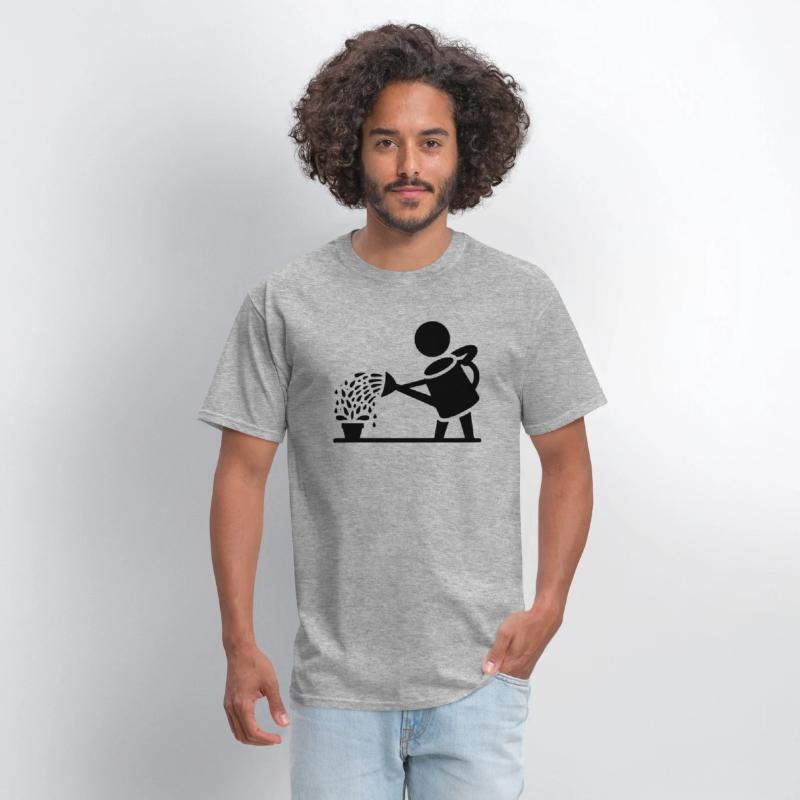 Watering can garden gardening art path17