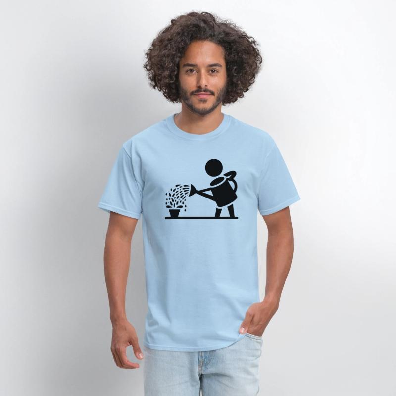 Watering can garden gardening art path17