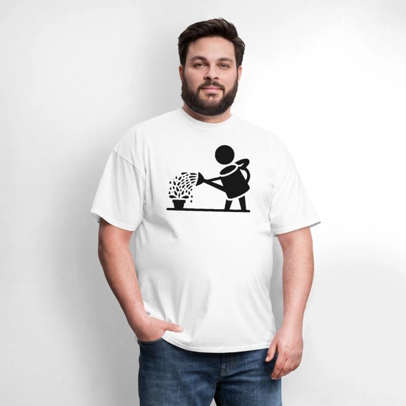 Watering can garden gardening art path17