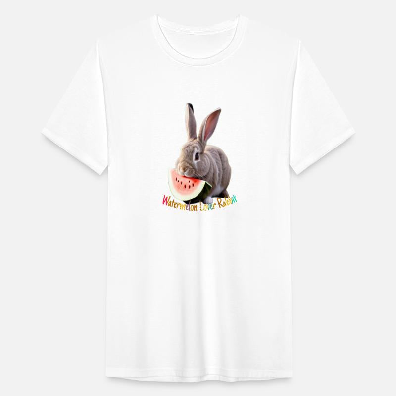 Watermelon lover rabbit