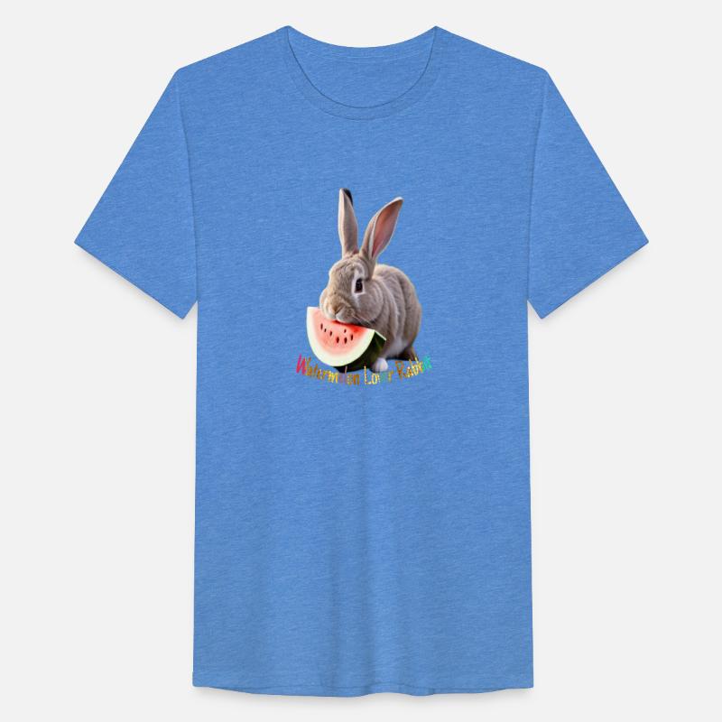 Watermelon lover rabbit