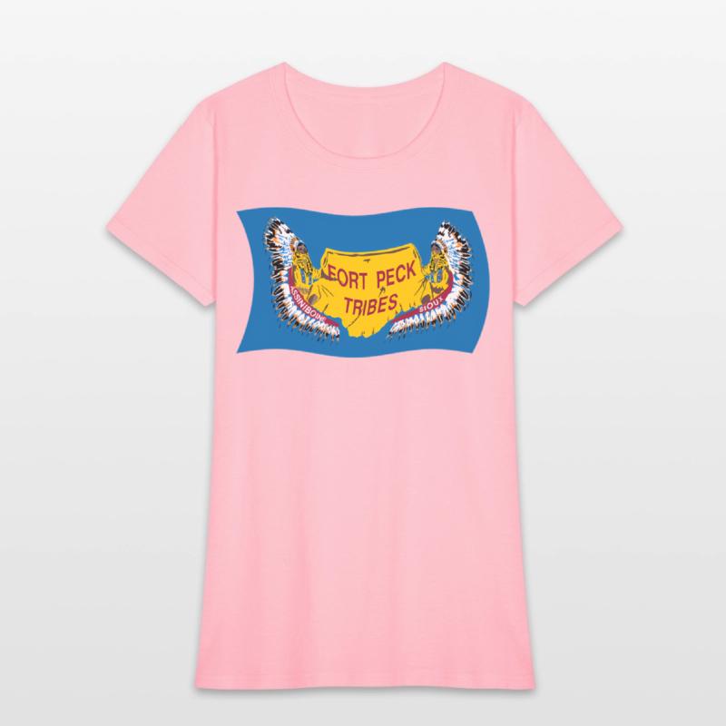 Wavy Flag Of Fort Peck Tribes Assiniboine Native