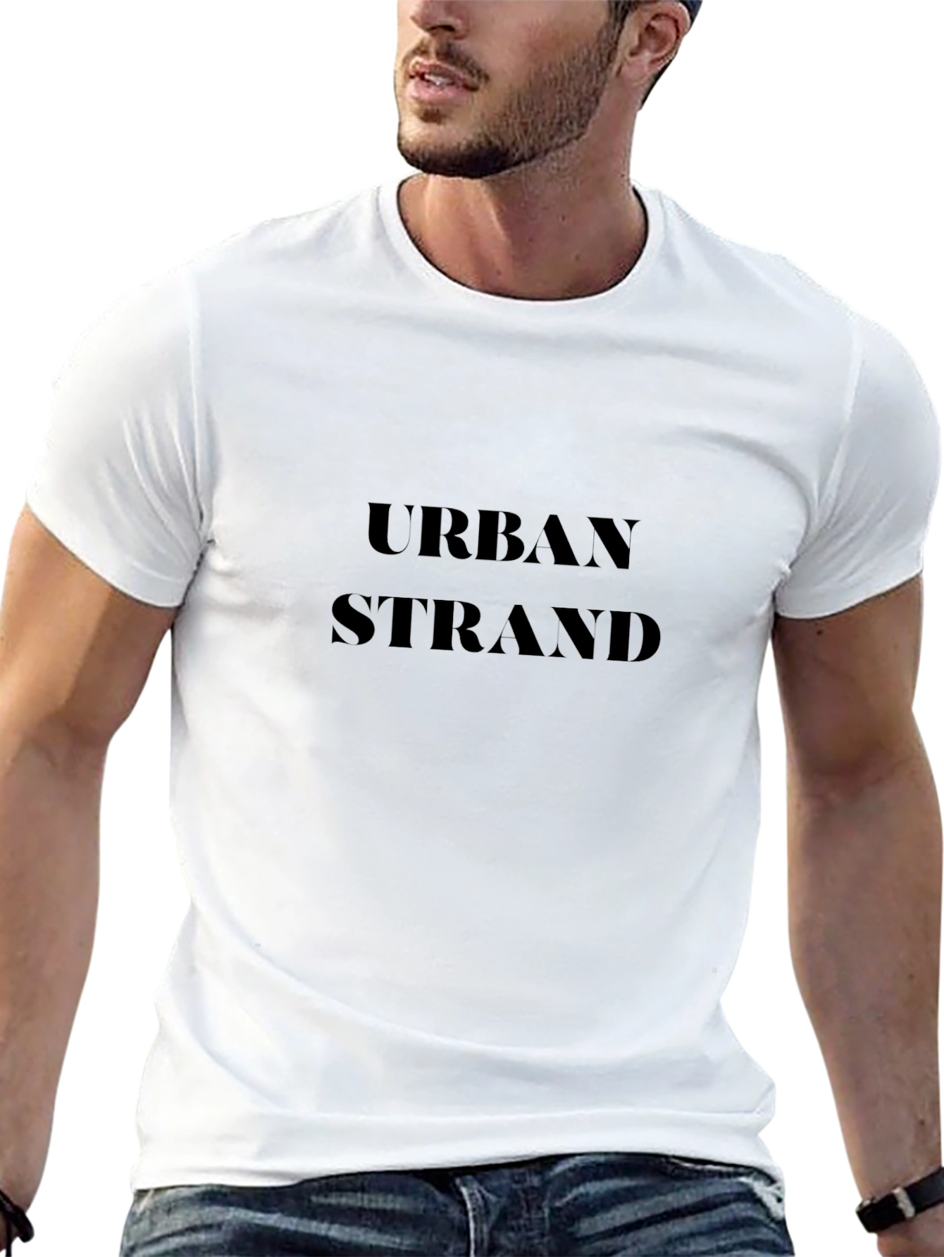 Urban Strand Black Tee