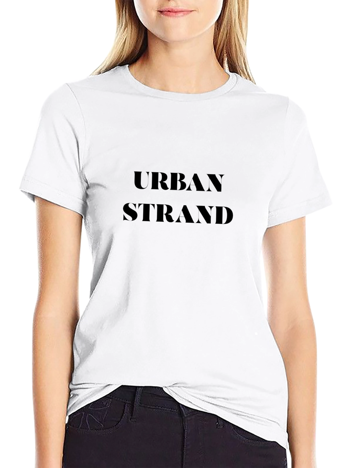 Urban Strand Black Tee