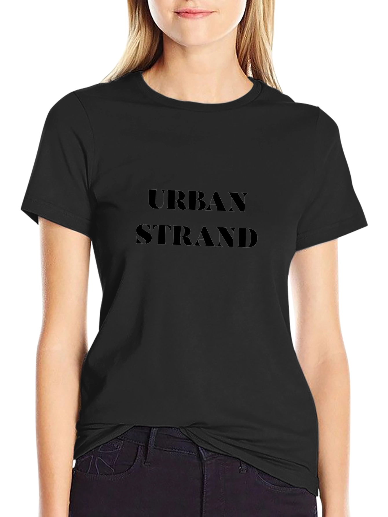Urban Strand Black Tee