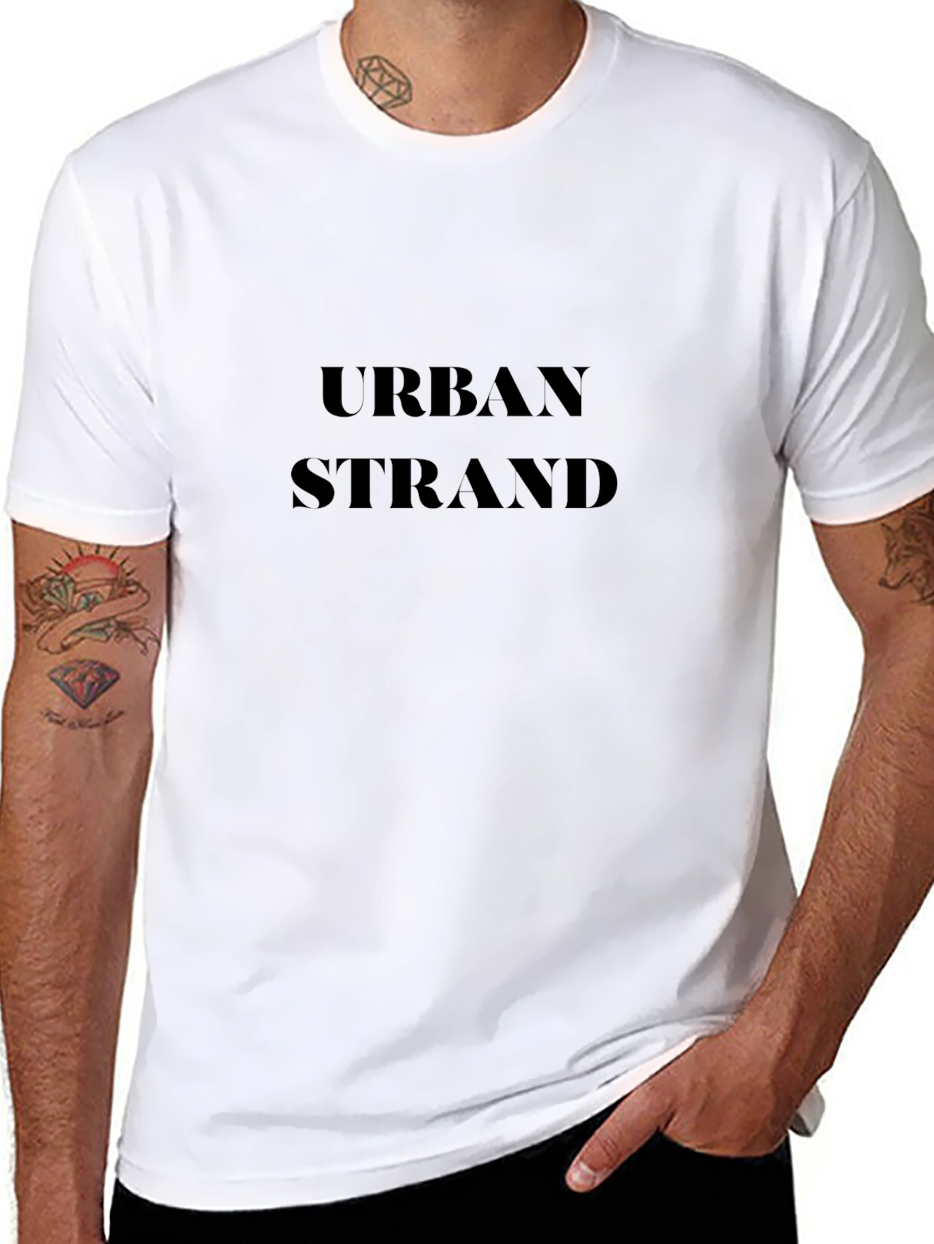 Urban Strand Black Tee