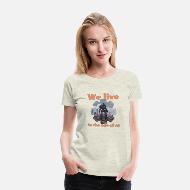 we live in the age of ai t shirt design templat