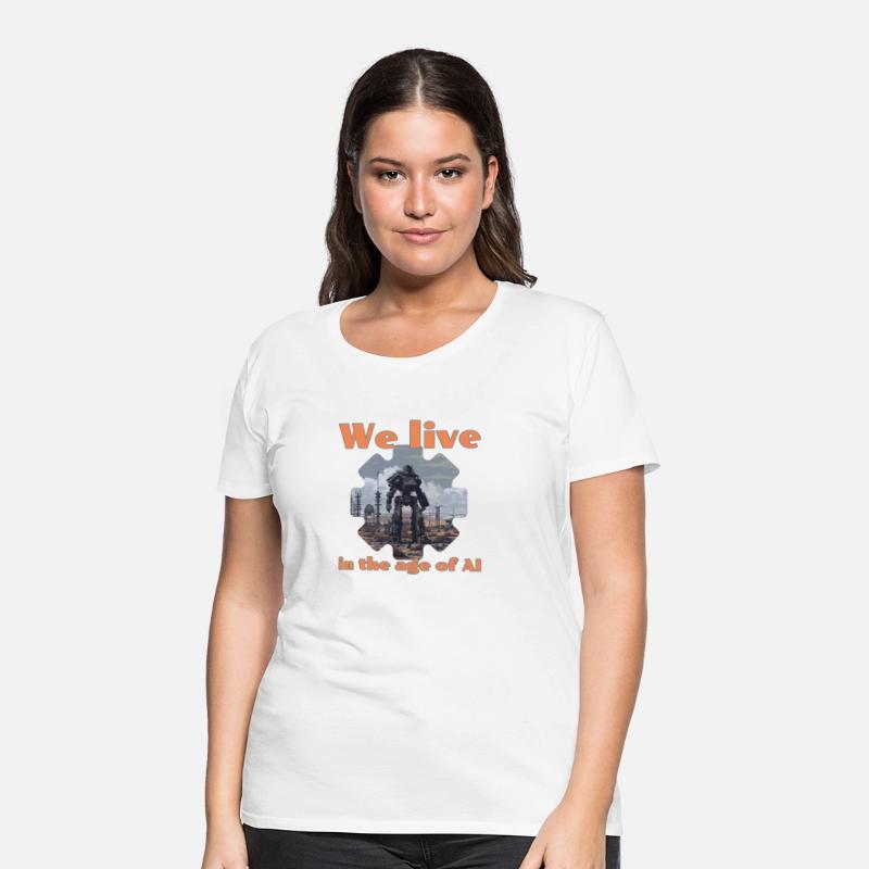 we live in the age of ai t shirt design templat