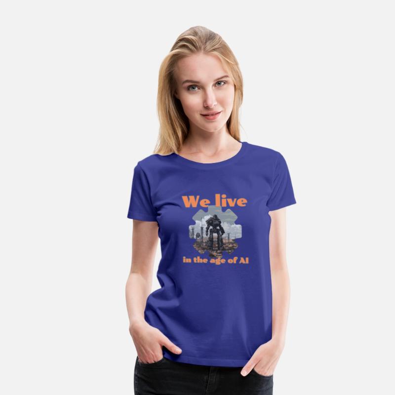 we live in the age of ai t shirt design templat