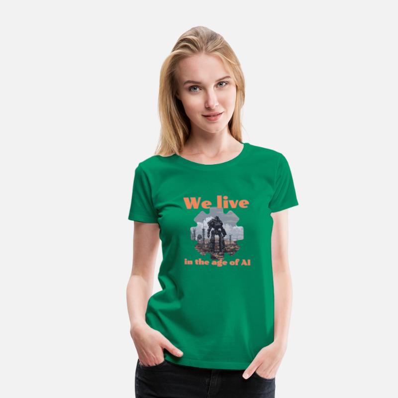 we live in the age of ai t shirt design templat