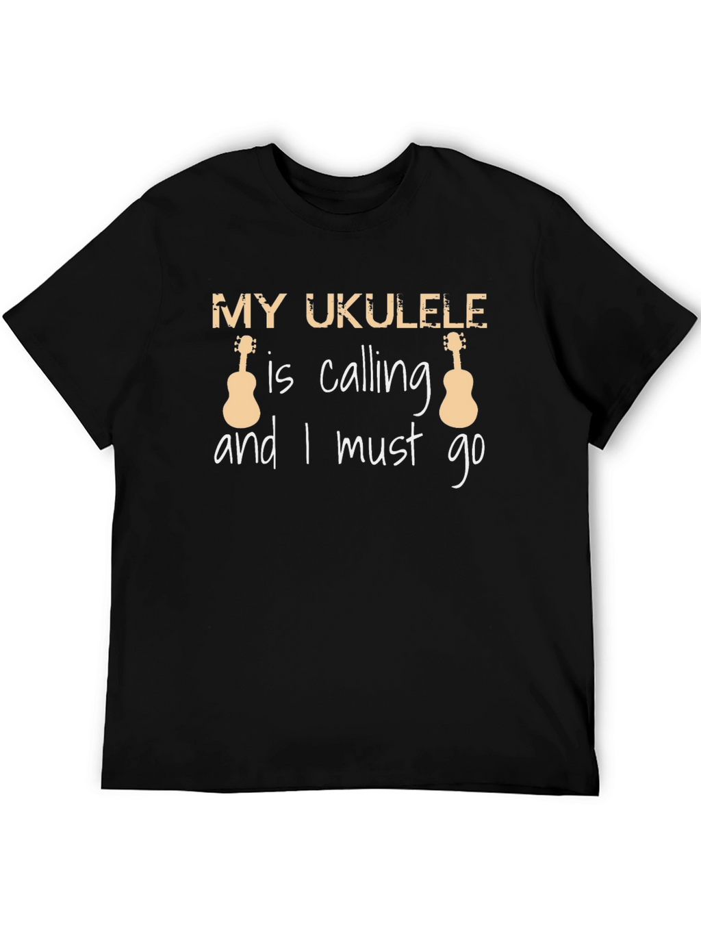My Ukulele is Calling T-Shirt | Music Lover Tee