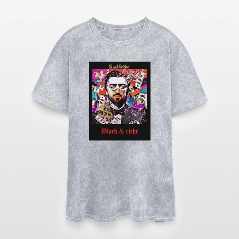 Wealth and Power Graffiti Art black&riche