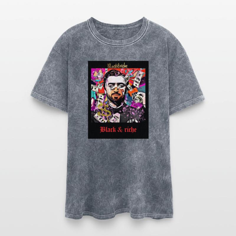 Wealth and Power Graffiti Art black&riche