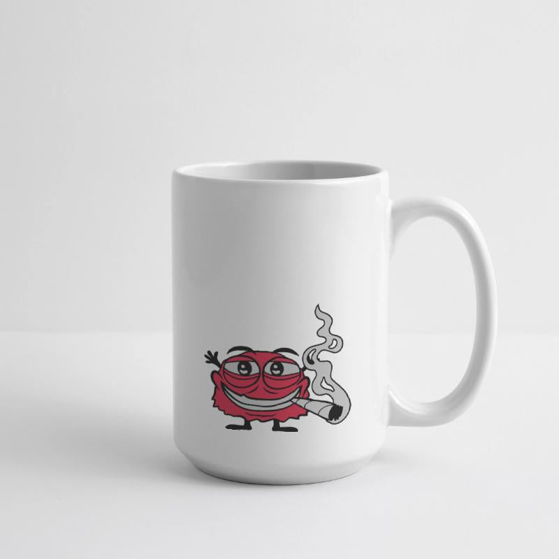 Weed smoking funny monster