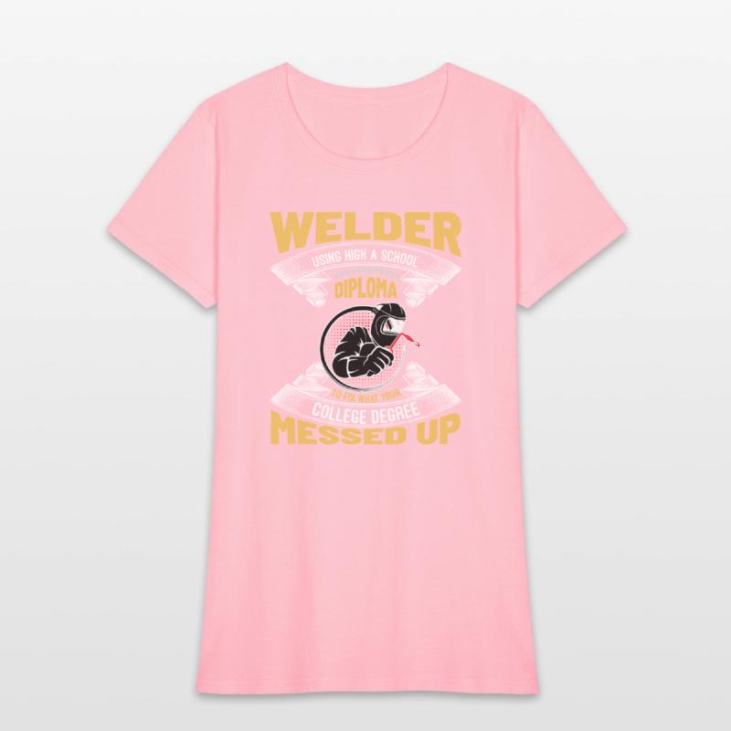 Welder Using High a School