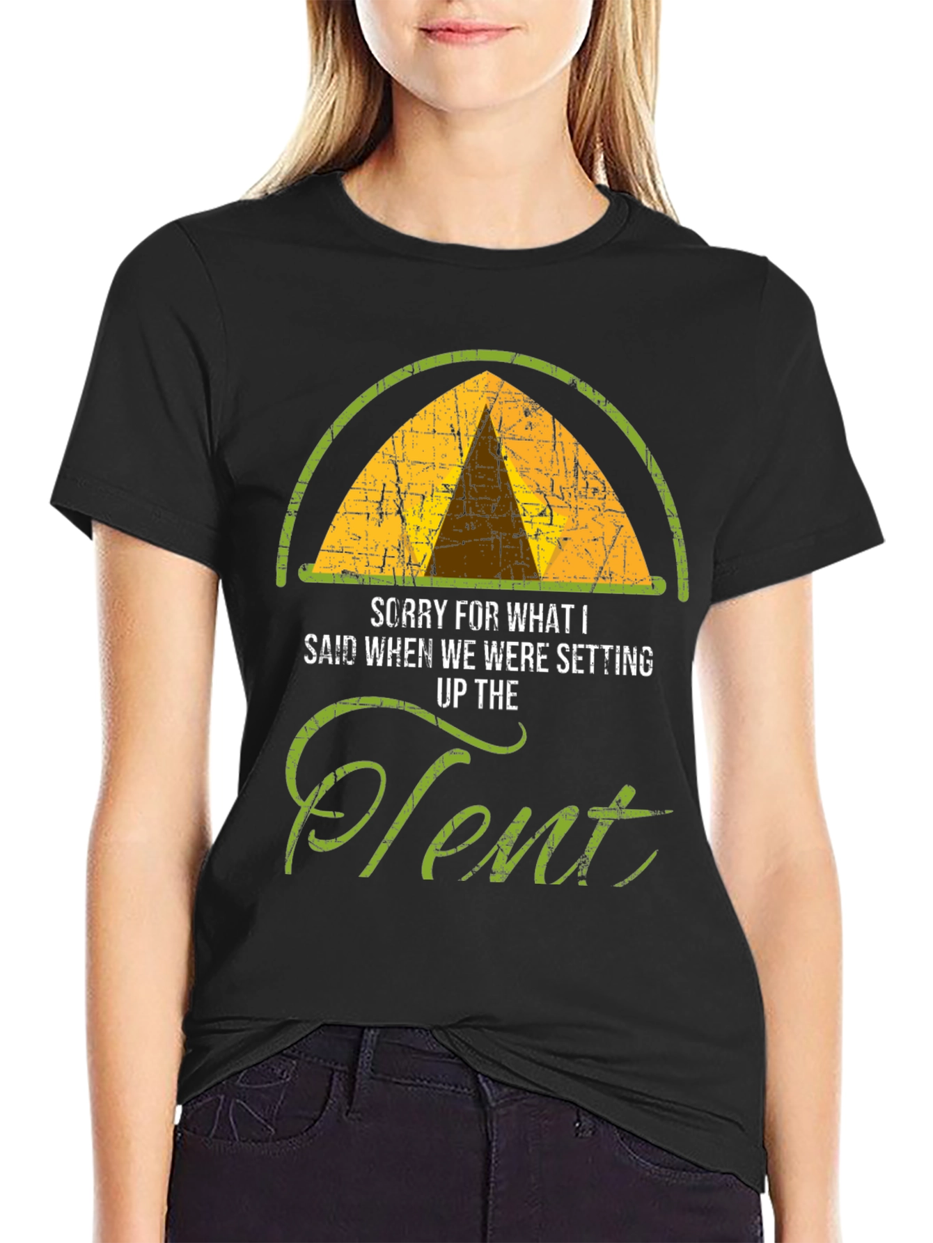 Sorry For What I Said Camping Tent T-Shirt