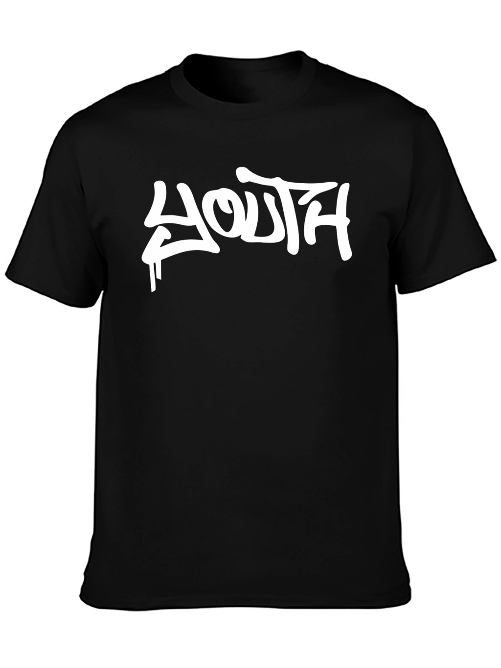 Youth Graffiti Style Black T-Shirt