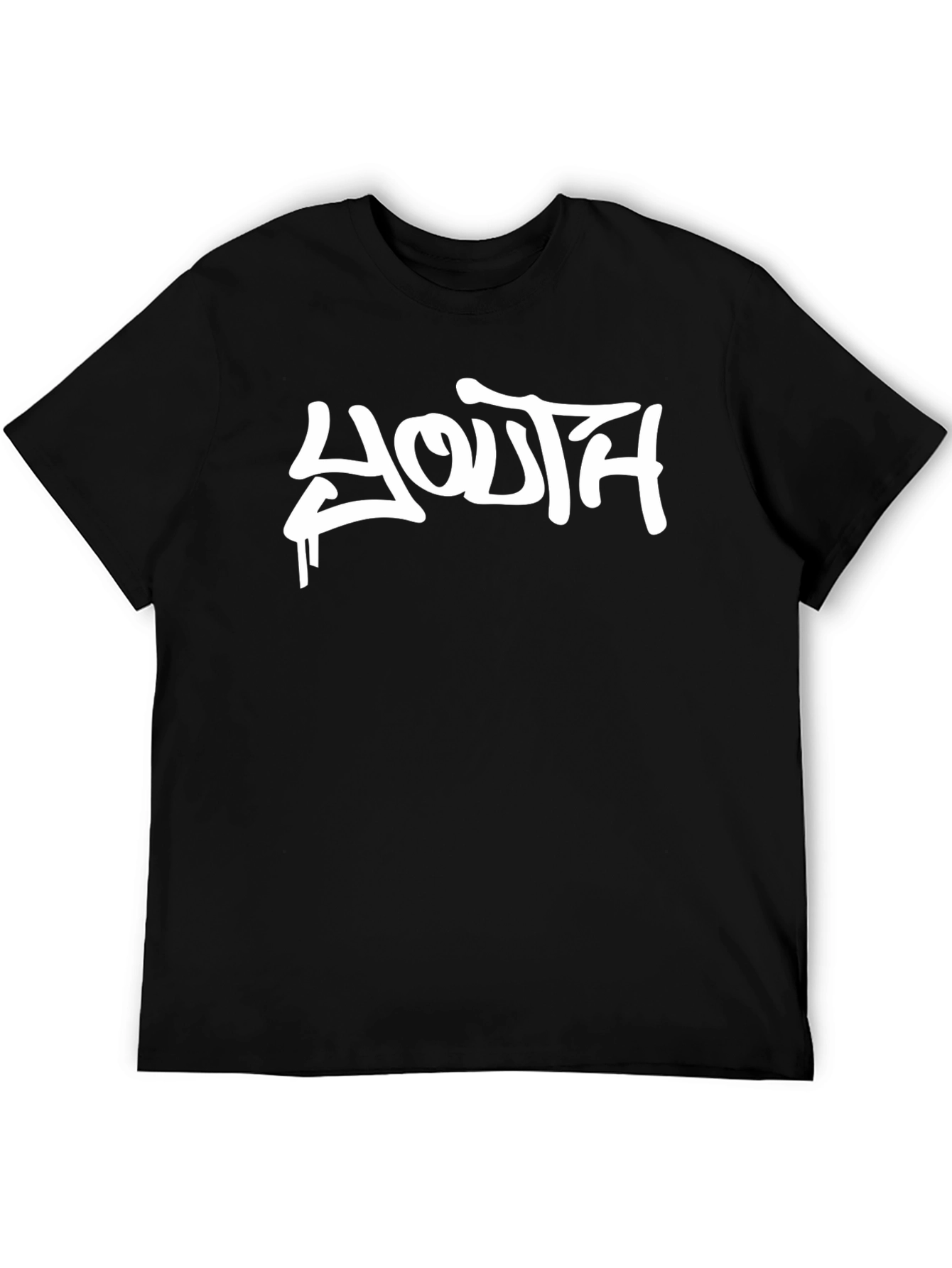 Youth Graffiti Style Black T-Shirt