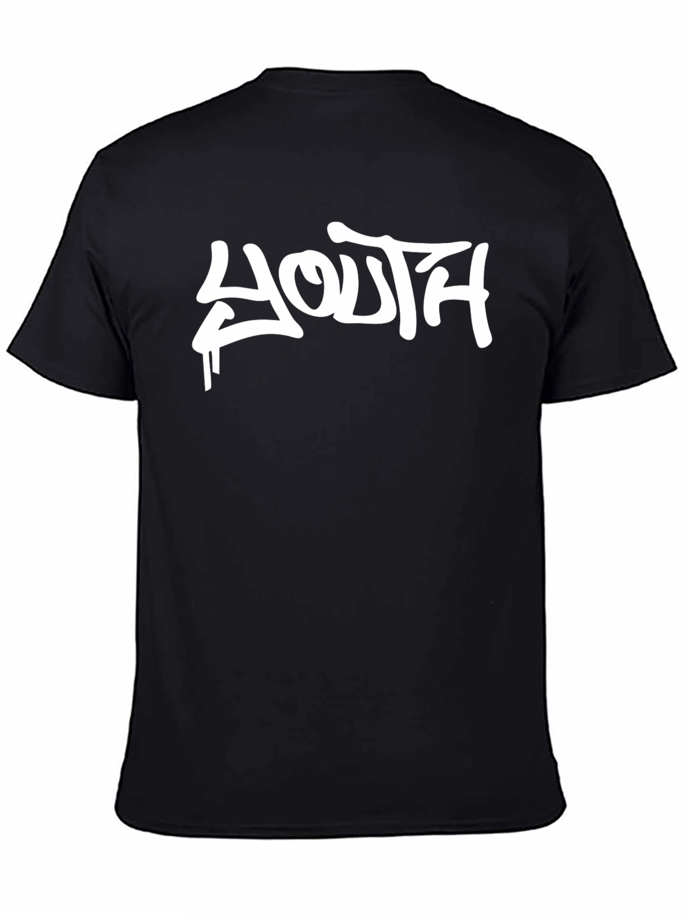 Youth Graffiti Style Black T-Shirt