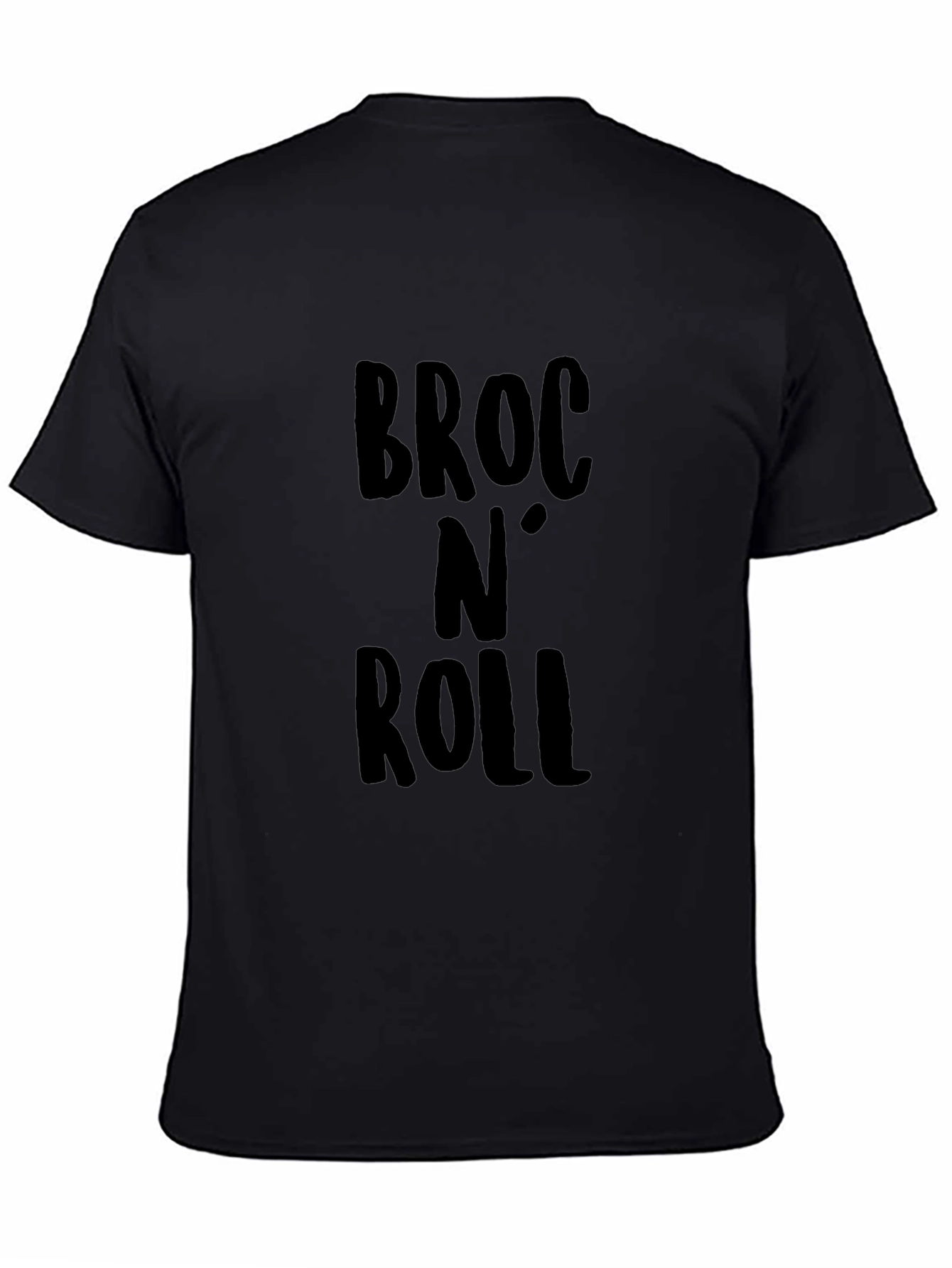 Broc N Roll Black Graphic T-Shirt
