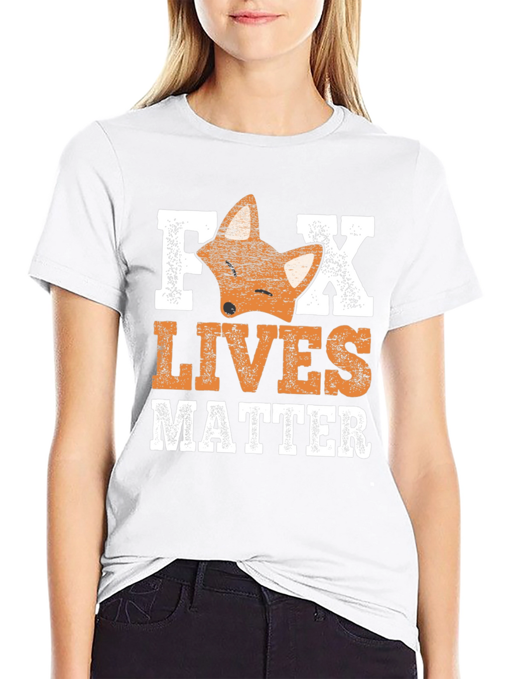 Fox Lives Matter Graphic Tee - Unisex Cotton T-Shirt
