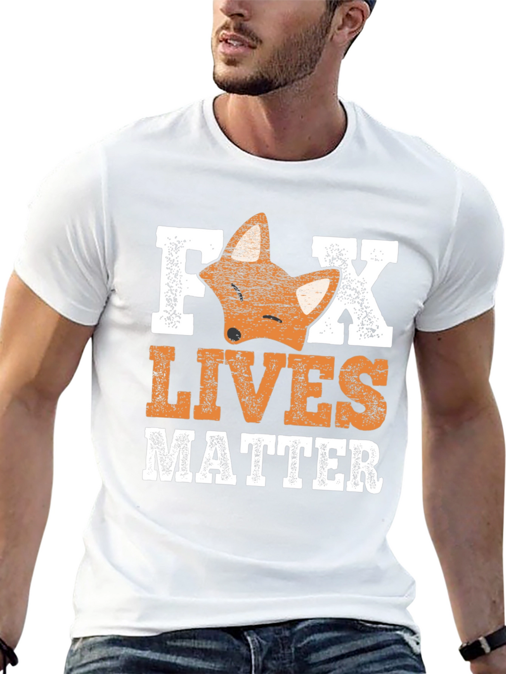 Fox Lives Matter Graphic Tee - Unisex Cotton T-Shirt