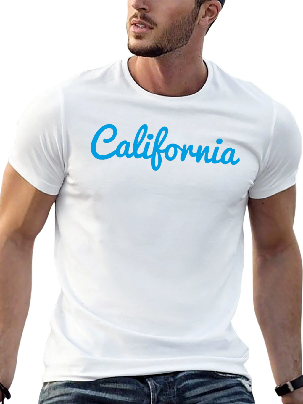 California Graphic Tee - Stylish Black Cotton T-Shirt