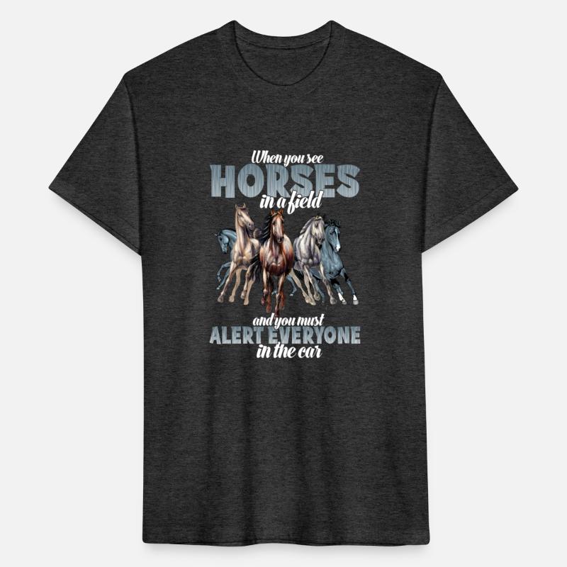 When you see horses in a field and you must