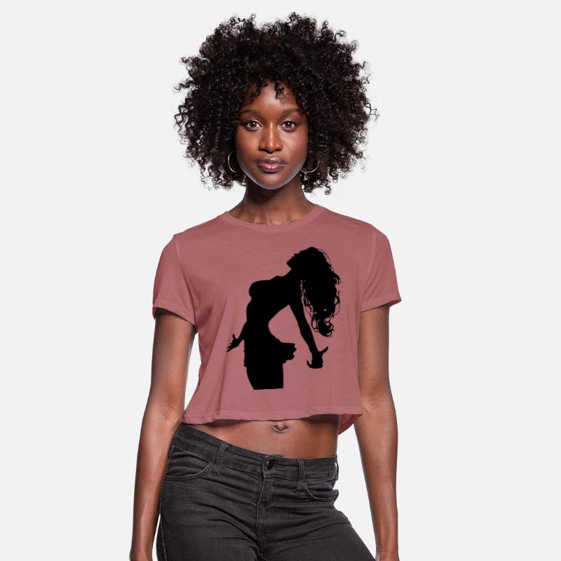Wild Hair Woman Silhouette