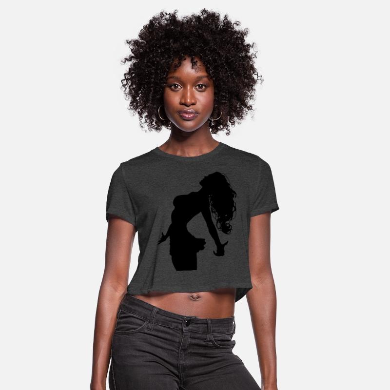 Wild Hair Woman Silhouette