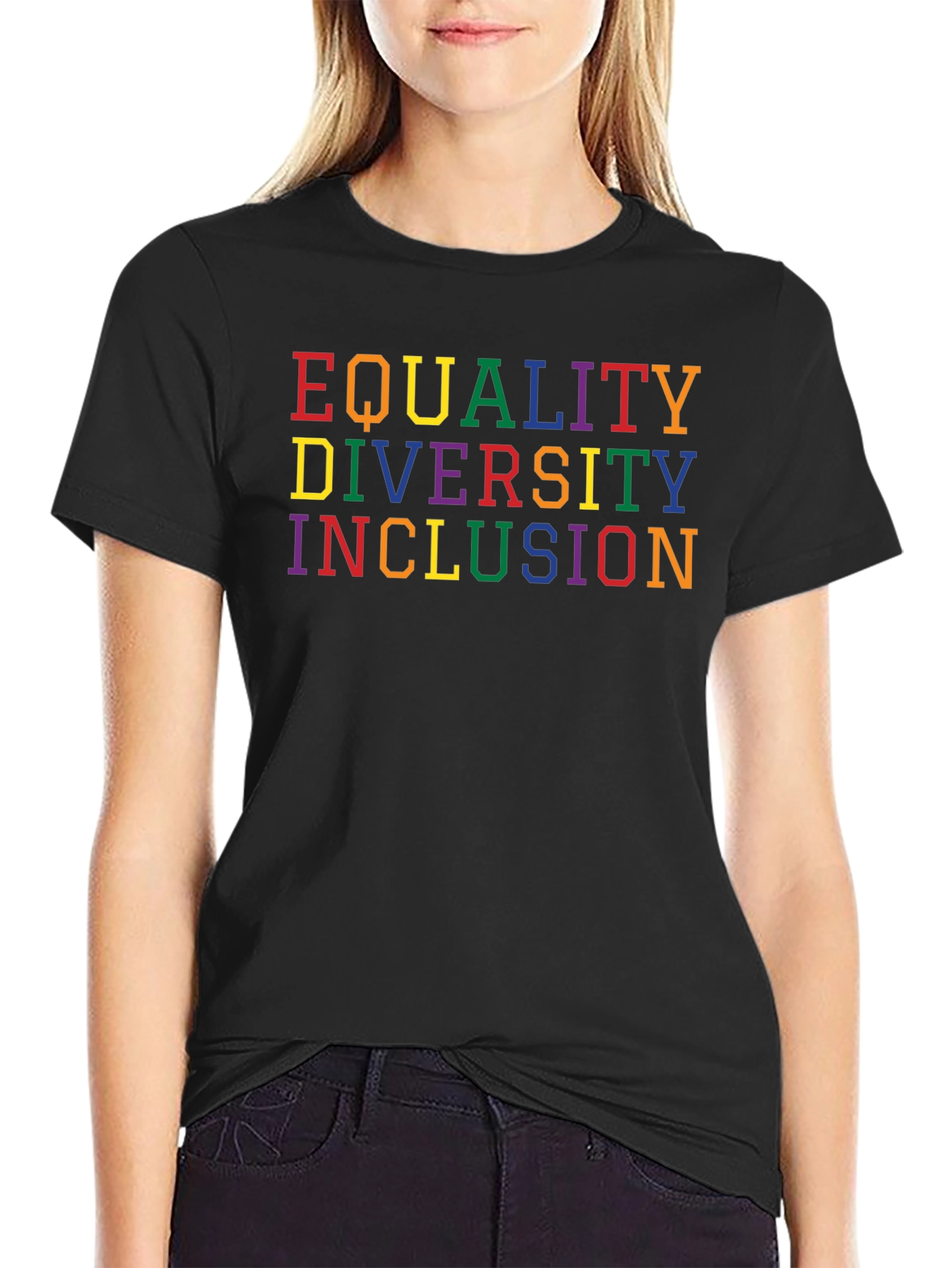 Equality Diversity Inclusion Rainbow T-Shirt