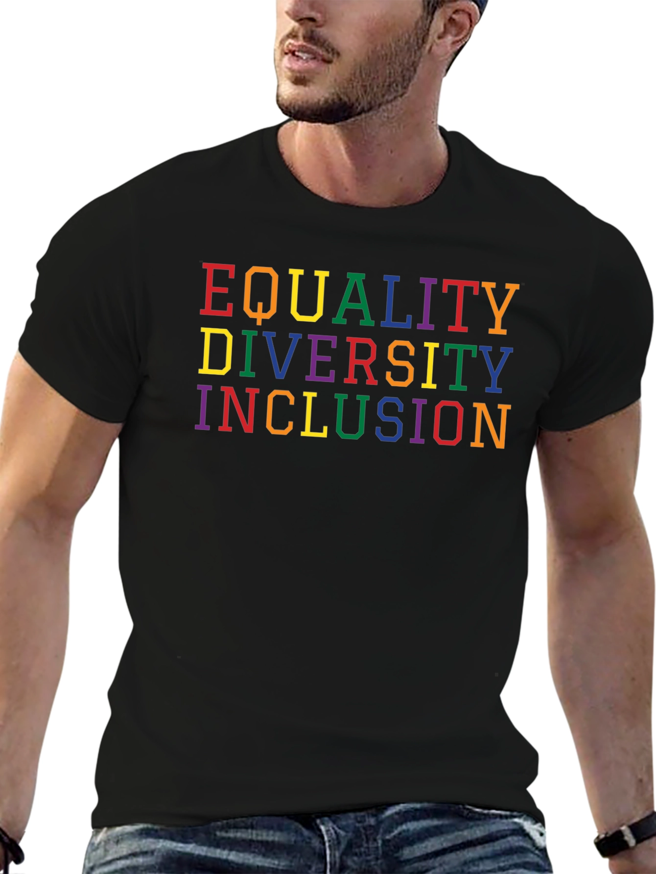 Equality Diversity Inclusion Rainbow T-Shirt