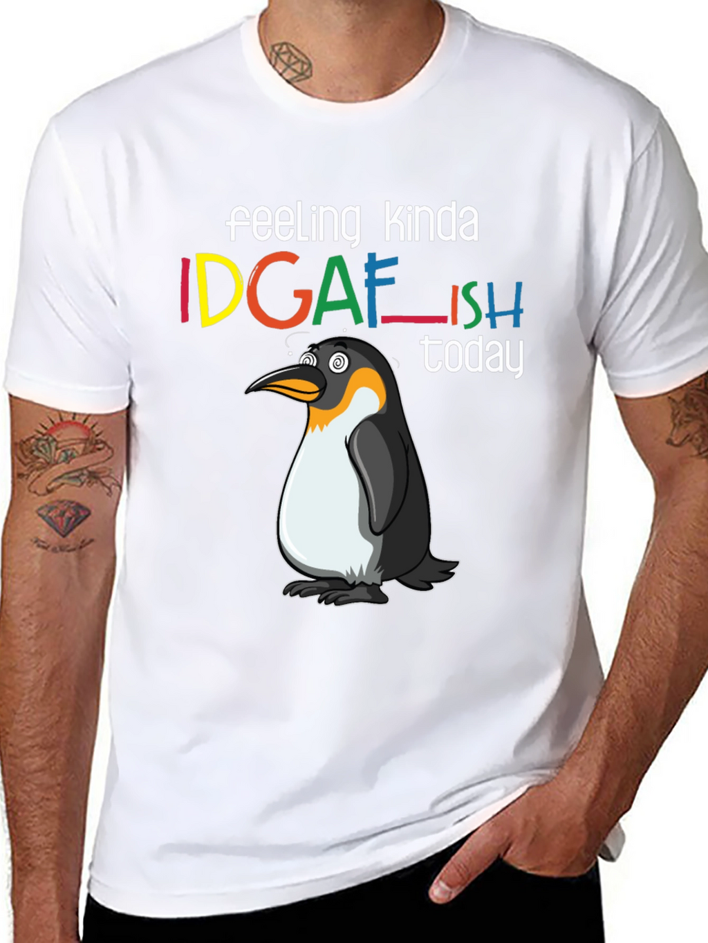 IDGAFish Penguin Graphic Tee