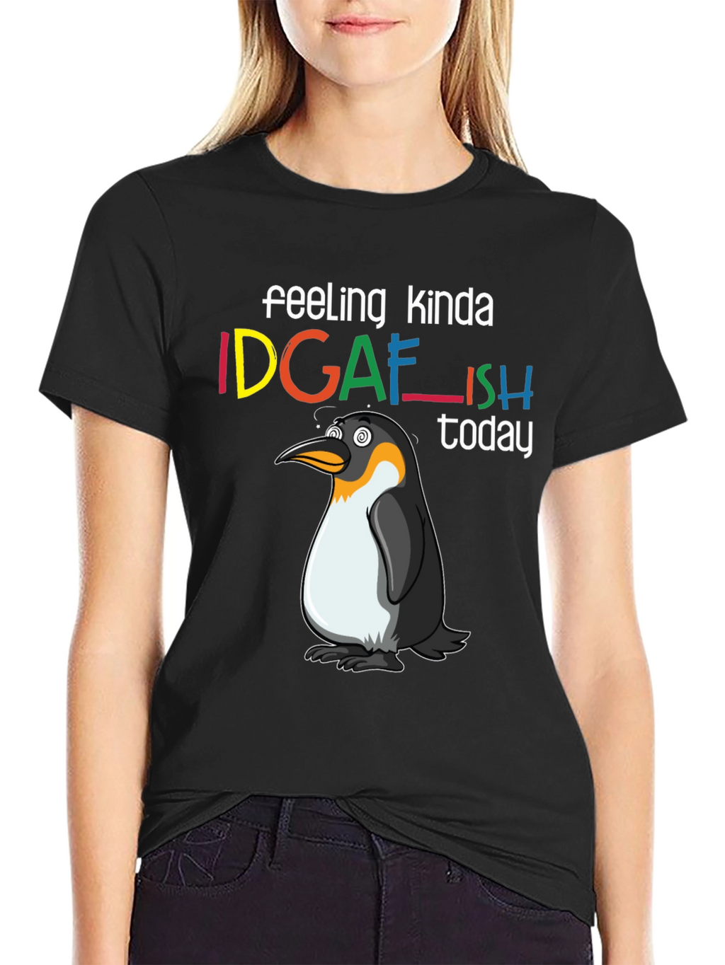 IDGAFish Penguin Graphic Tee