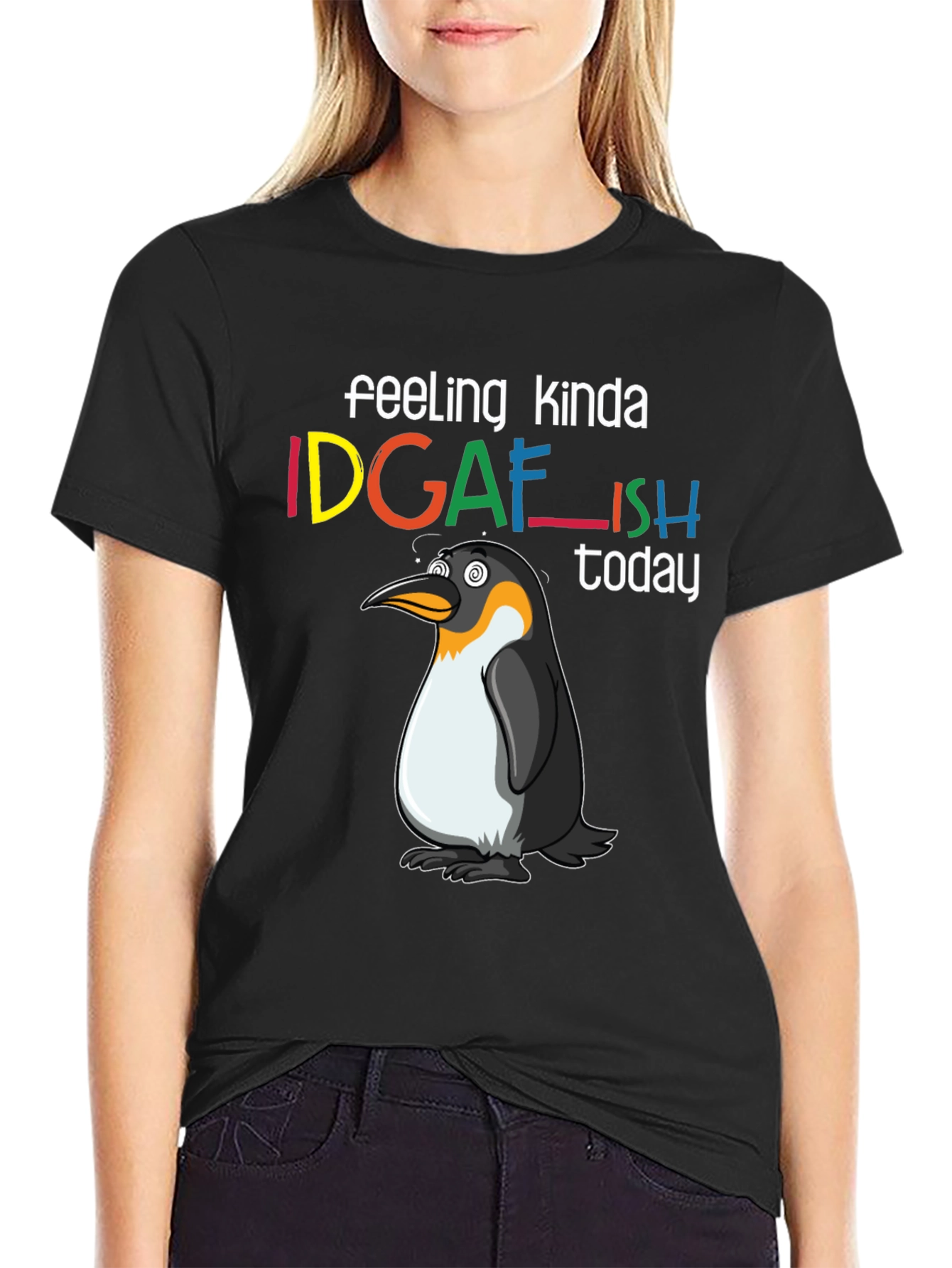IDGAFish Penguin Graphic Tee