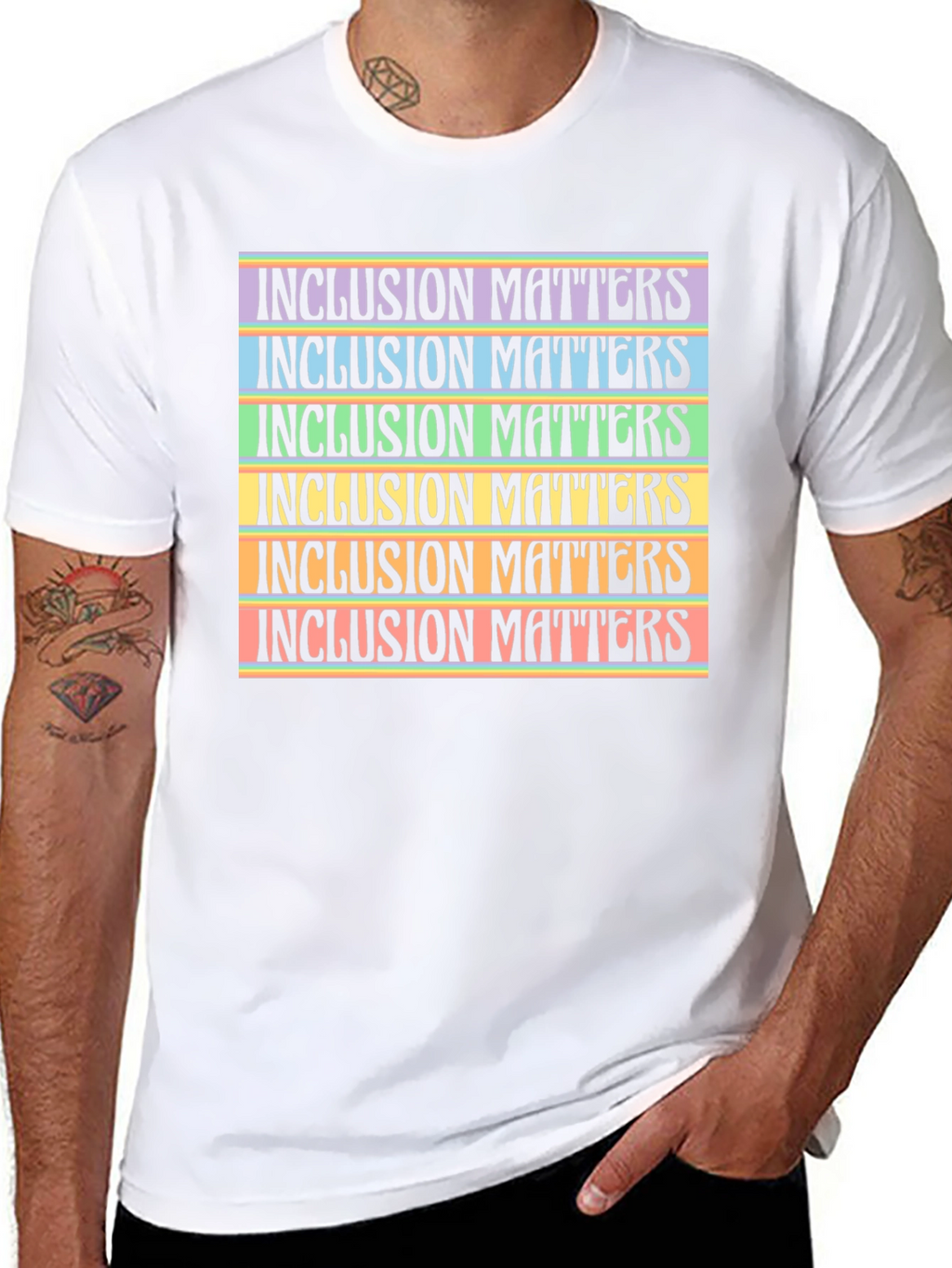 Inclusion Matters Graphic T-Shirt - Black