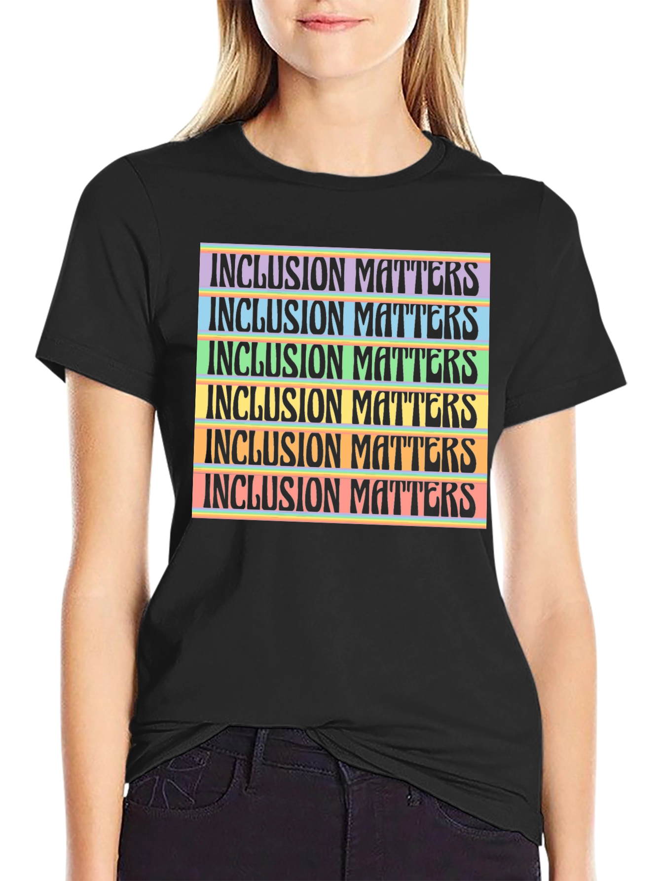 Inclusion Matters Graphic T-Shirt - Black