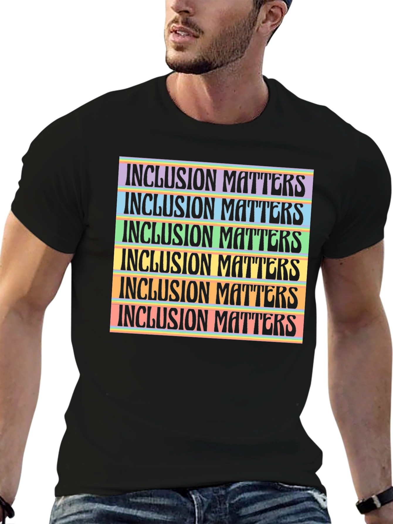 Inclusion Matters Graphic T-Shirt - Black
