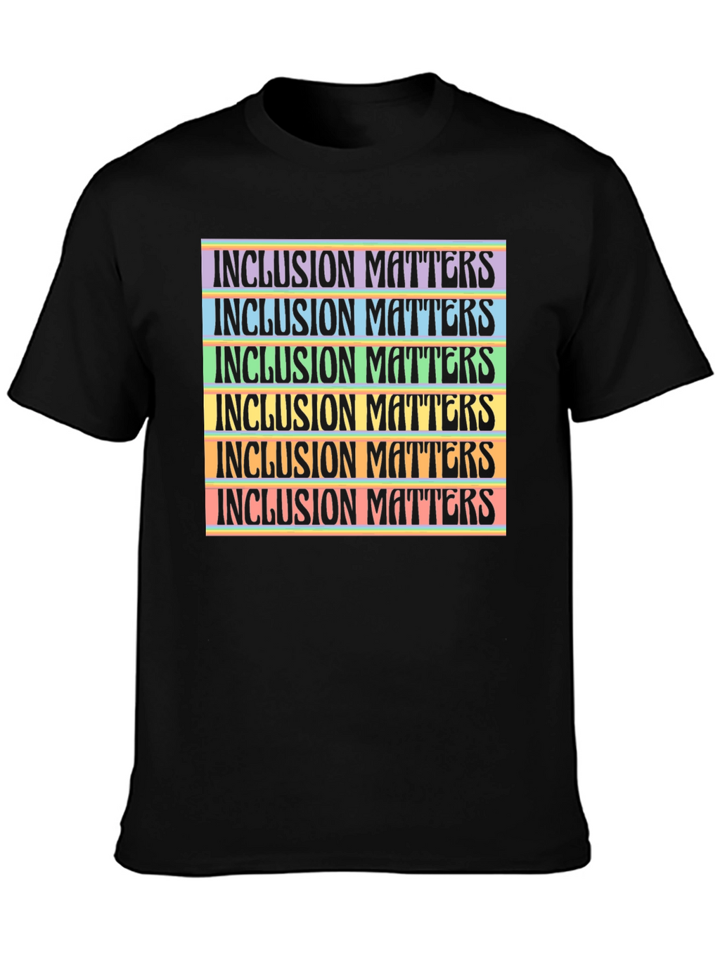 Inclusion Matters Graphic T-Shirt - Black