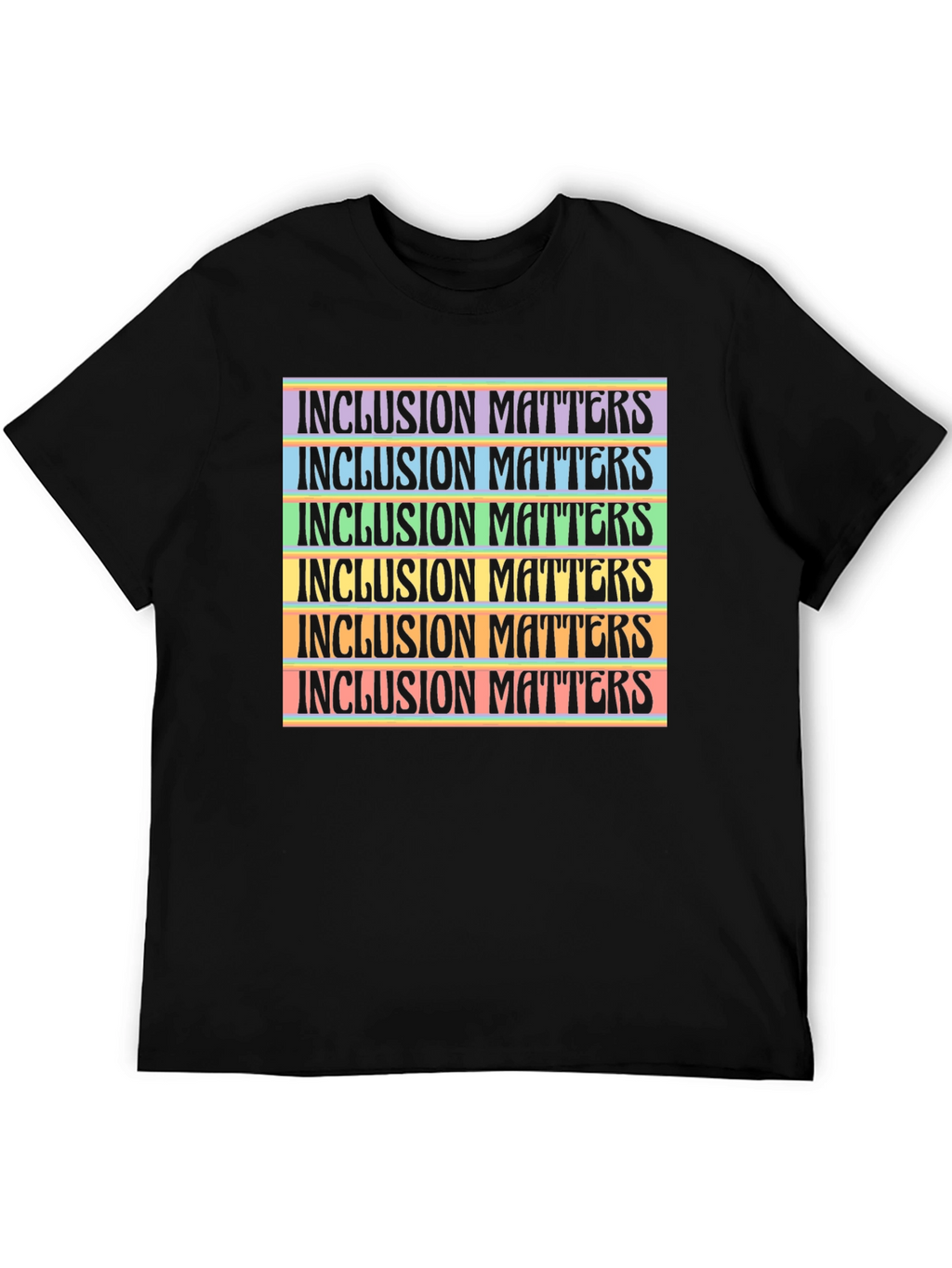 Inclusion Matters Graphic T-Shirt - Black