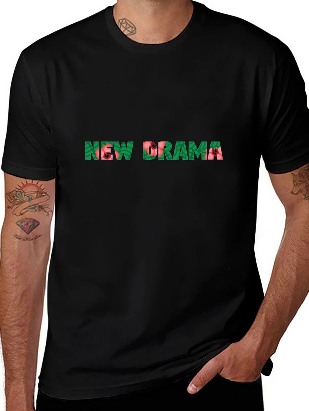 New Drama Black T-Shirt