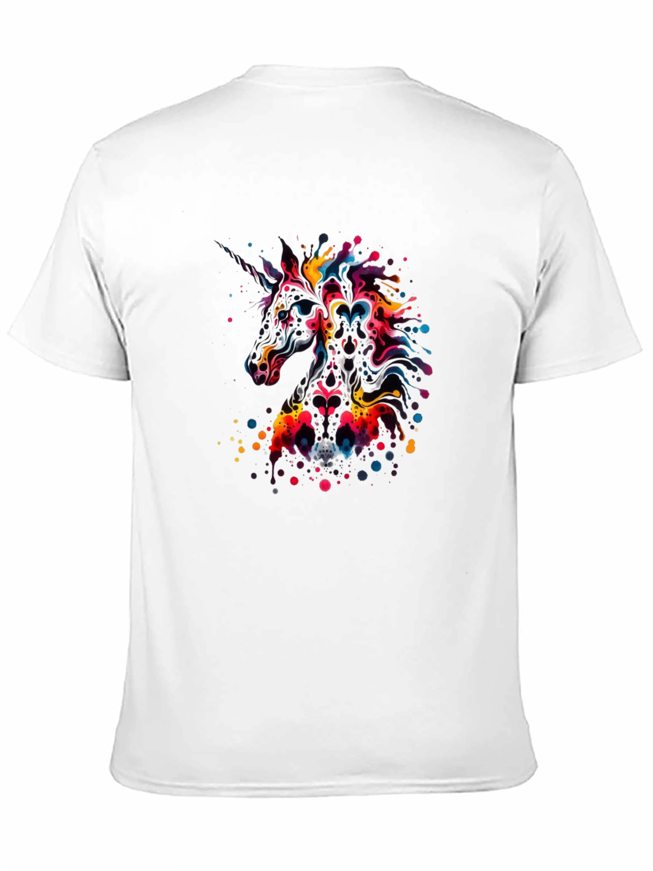 Colorful Unicorn Art Graphic Tee