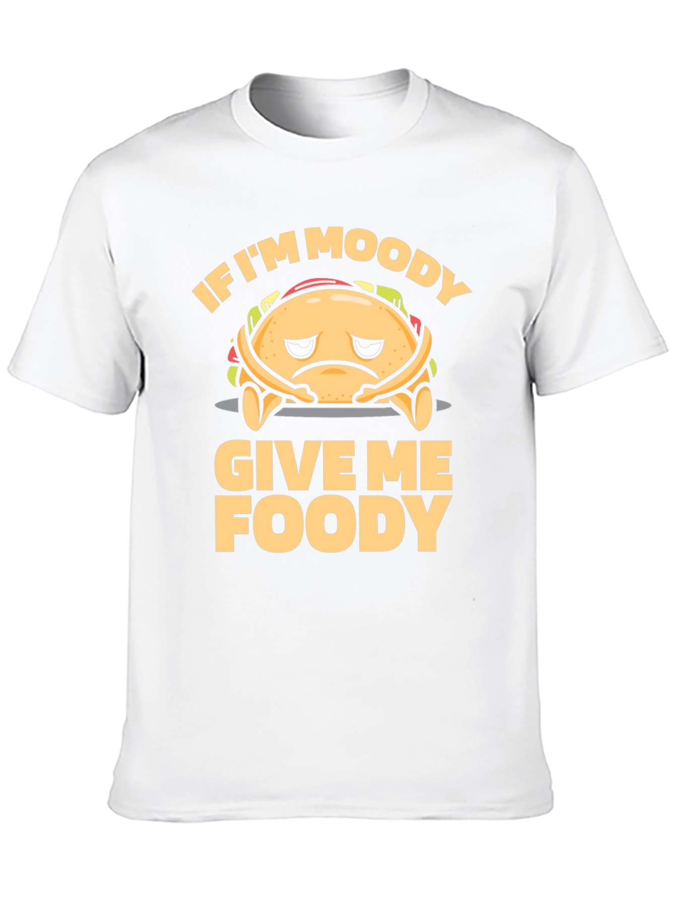 Moody Foodie Black Graphic T-Shirt