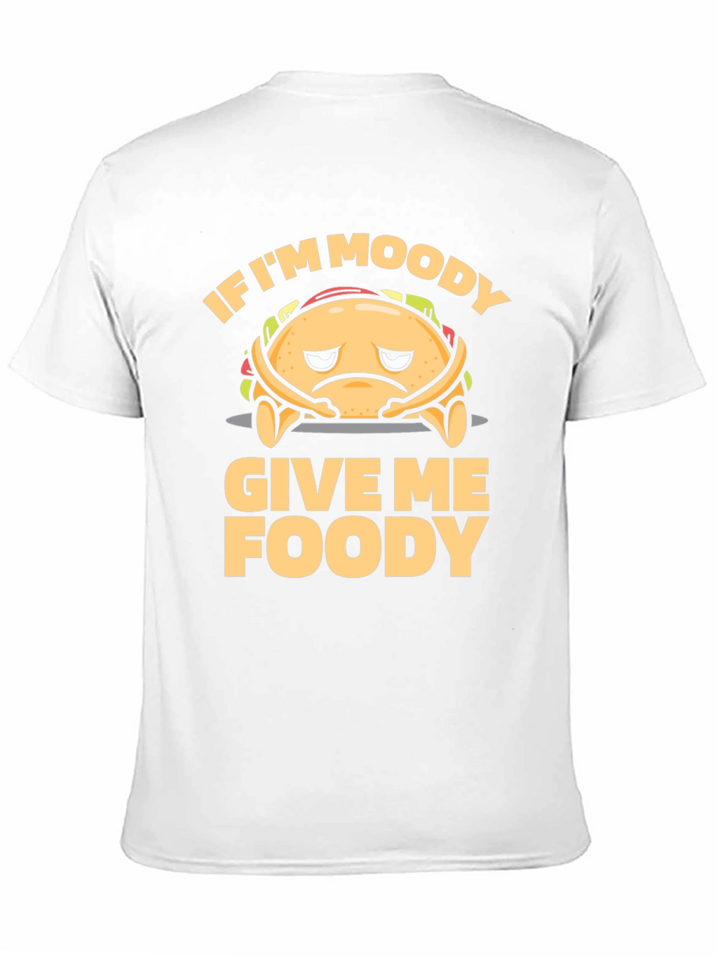 Moody Foodie Black Graphic T-Shirt