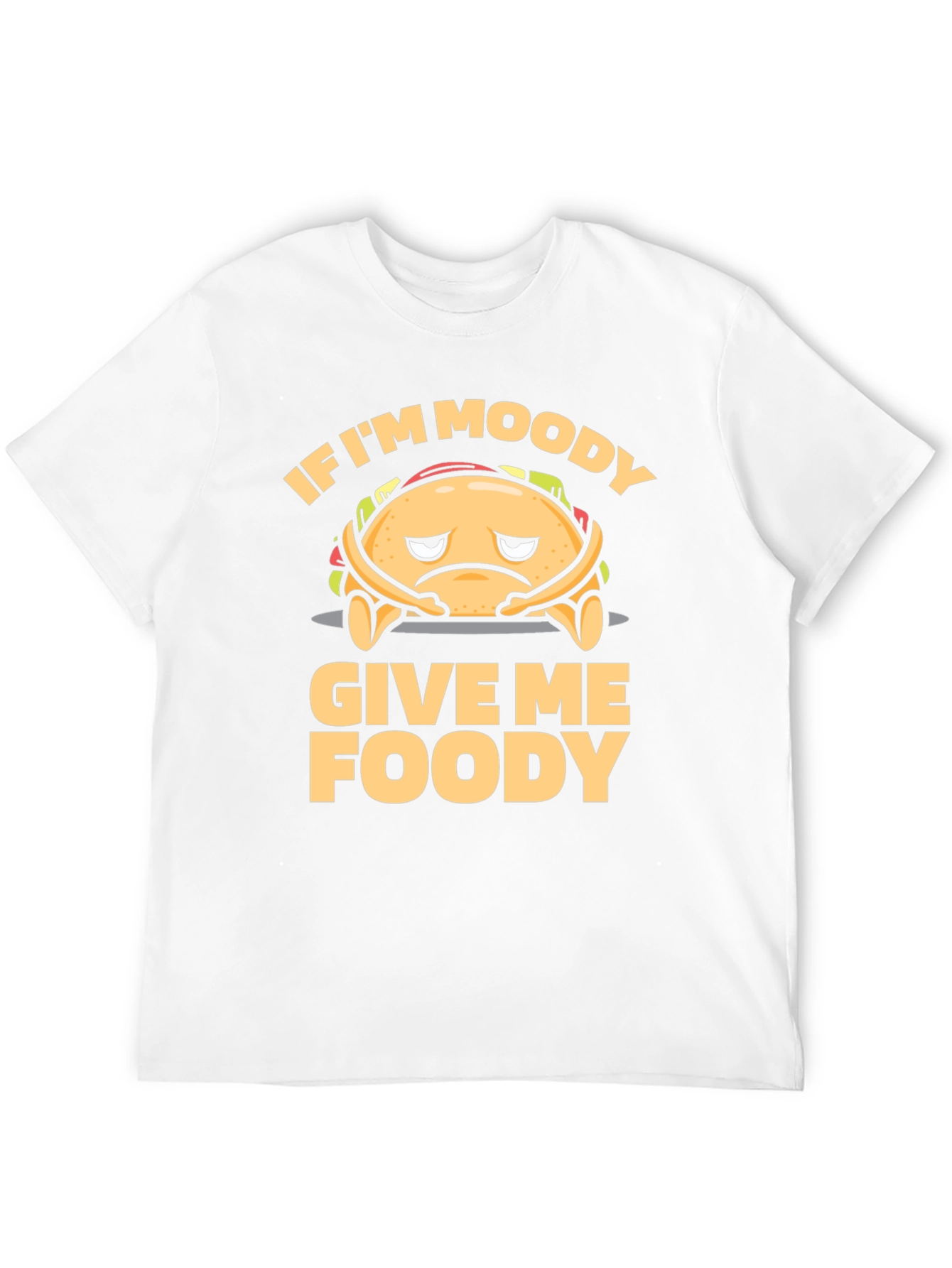 Moody Foodie Black Graphic T-Shirt