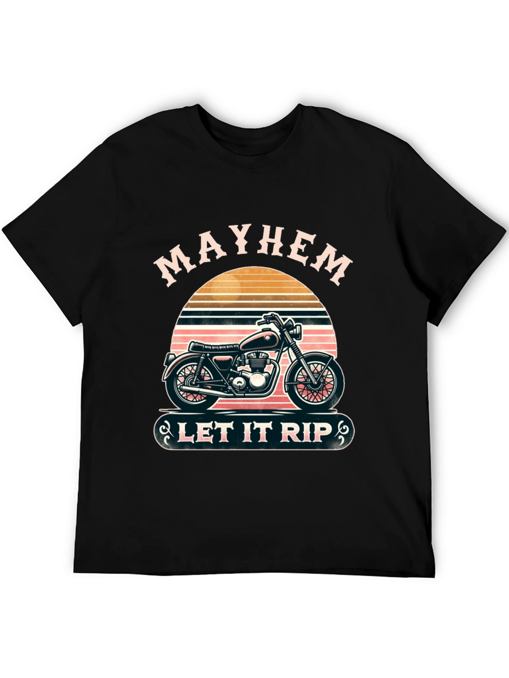 Mayhem Let It Rip Black Graphic Tee
