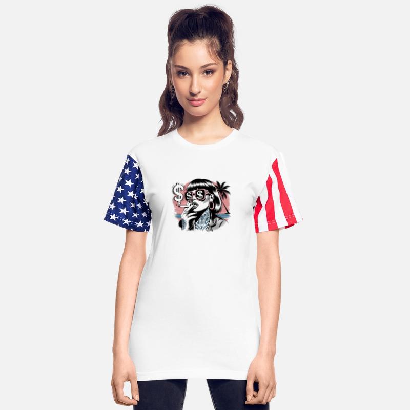 Woman smoking a cigarette