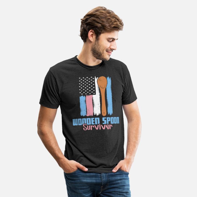 Wooden Spoon Survivor USA Flag
