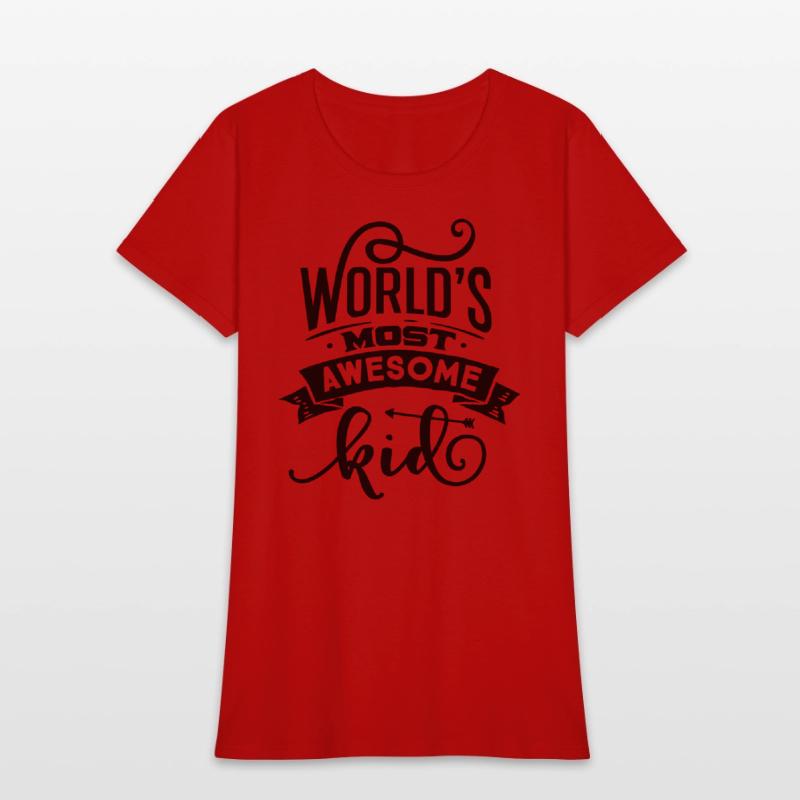 World s most awesome kid tshirt design